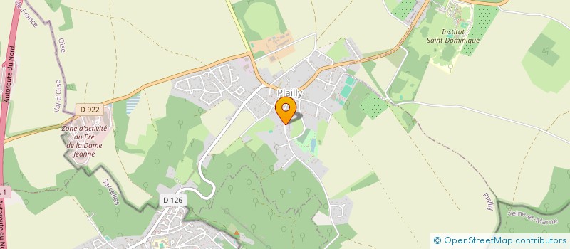 localisation de l'entreprise MONSIEUR JEAN SEGOT  PLAILLY