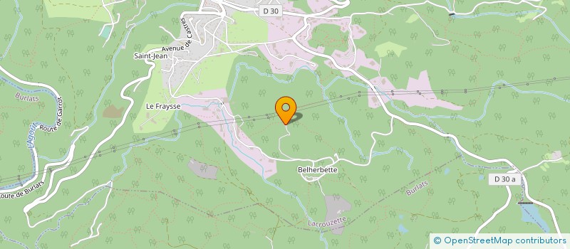 localisation de l'entreprise MONSIEUR JEAN SEGUIER  LACROUZETTE