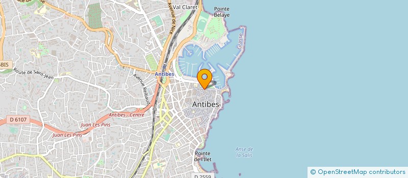 localisation de l'entreprise MONSIEUR JEAN SEGUIN à ANTIBES