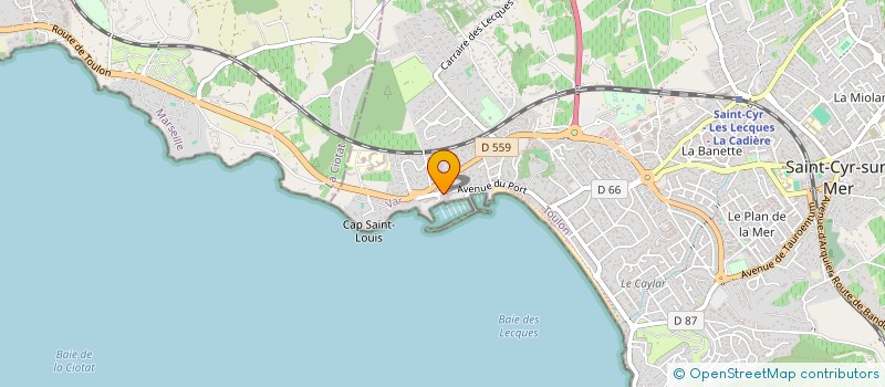 localisation de l'entreprise MONSIEUR JEAN SEGUIN à SAINT-CYR-SUR-MER