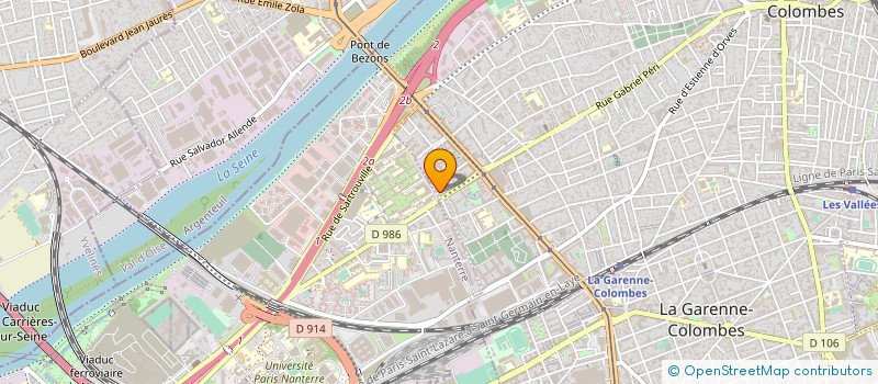 localisation de l'entreprise MONSIEUR JEAN SEGUIN  COLOMBES