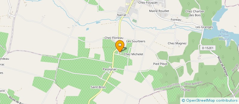 localisation de l'entreprise MONSIEUR JEAN SEGUINOT à BRIE-SOUS-ARCHIAC