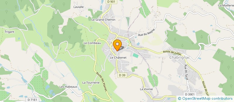 localisation de l'entreprise MONSIEUR JEAN SEGUY à JUILLAC