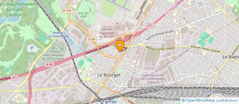 localisation de l'entreprise MONSIEUR JEAN SEIGNEZ à LE BOURGET