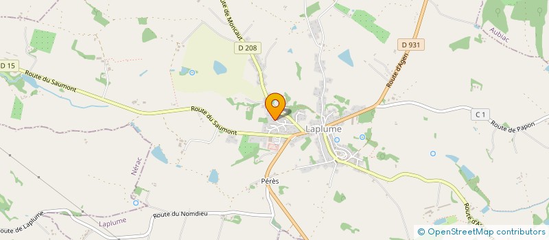 localisation de l'entreprise MONSIEUR JEAN SEIGNOUREL  LAPLUME