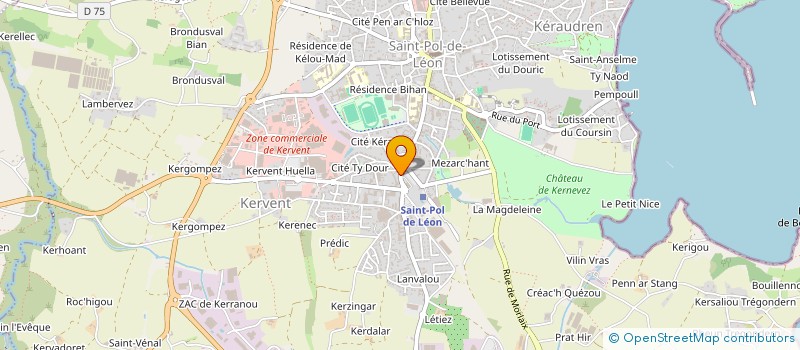 localisation de l'entreprise MONSIEUR JEAN SEITE  SAINT-POL-DE-LEON