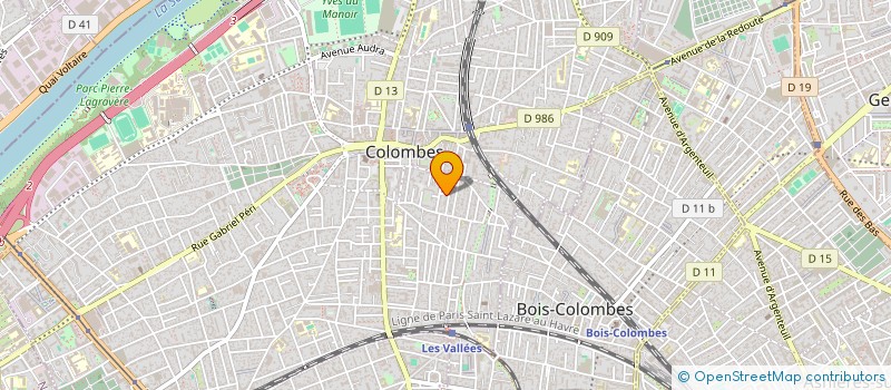 localisation de l'entreprise MONSIEUR JEAN SELINCE à COLOMBES