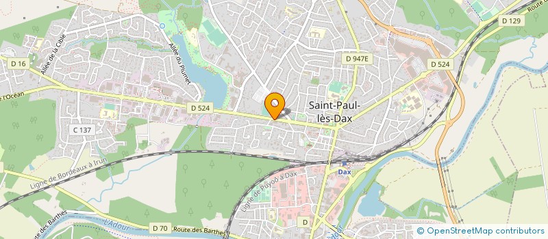 localisation de l'entreprise MONSIEUR JEAN-SELVA RATTINACANNOU  SAINT-PAUL-LES-DAX