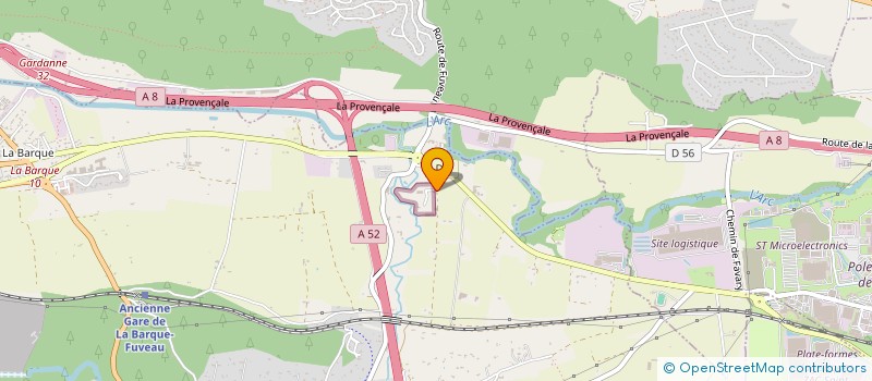 localisation de l'entreprise MONSIEUR JEAN SELVINELLI  FUVEAU