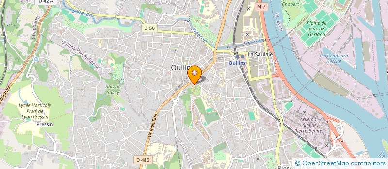localisation de l'entreprise MONSIEUR JEAN SEMA  OULLINS-PIERRE-BENITE