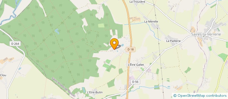 localisation de l'entreprise MONSIEUR JEAN SEMINIAKO à SAINT ANDRE DE MESSEI