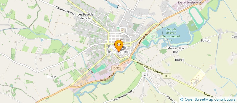 localisation de l'entreprise MONSIEUR JEAN SENAC à BEAUMONT-DE-LOMAGNE