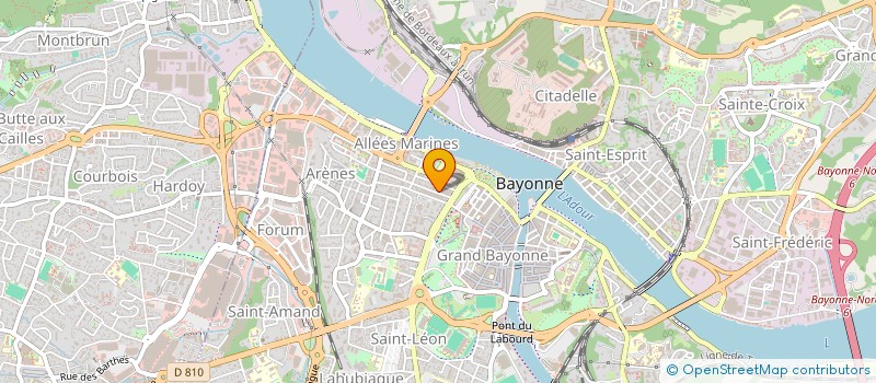 localisation de l'entreprise MONSIEUR JEAN SENARD à BAYONNE