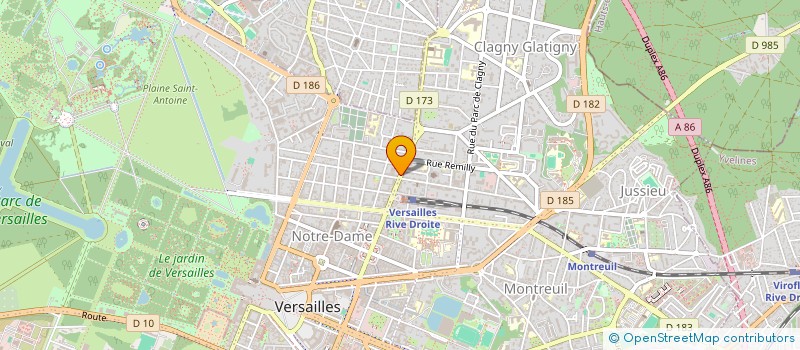 localisation de l'entreprise MONSIEUR JEAN SENECHAL à VERSAILLES