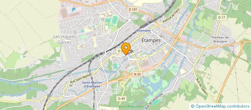 localisation de l'entreprise MONSIEUR JEAN SENECHAUT à ETAMPES