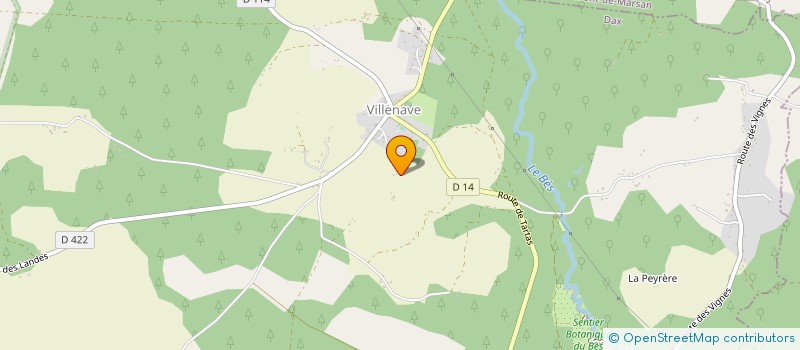 localisation de l'entreprise MONSIEUR JEAN SENTUC  VILLENAVE