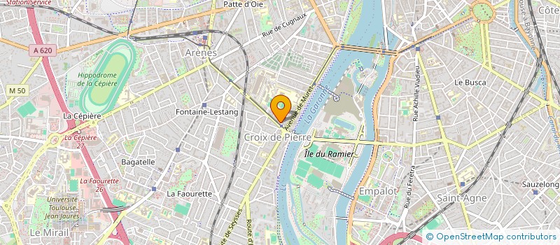 localisation de l'entreprise MONSIEUR JEAN SERBERA à TOULOUSE