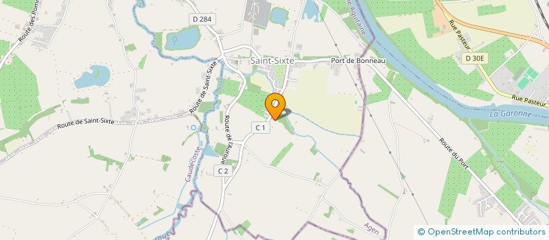 localisation de l'entreprise MONSIEUR JEAN SERER  SAINT-SIXTE