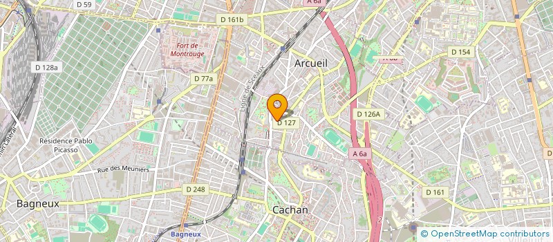 localisation de l'entreprise MONSIEUR JEAN SERES à ARCUEIL