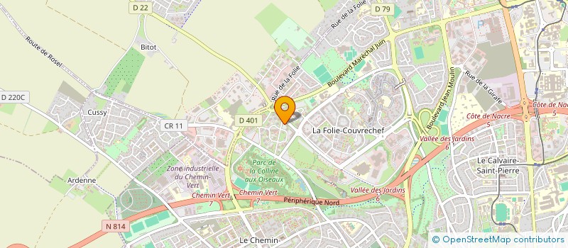localisation de l'entreprise MONSIEUR JEAN-SERGE MAPAKOU à CAEN