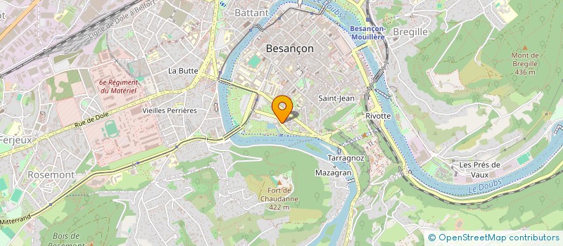 localisation de l'entreprise MONSIEUR JEAN SERGENT à BESANCON
