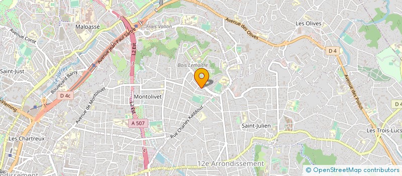 localisation de l'entreprise MONSIEUR JEAN SERRA à MARSEILLE