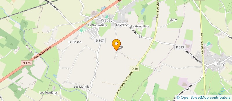 localisation de l'entreprise MONSIEUR JEAN SERRAND à PRECEY