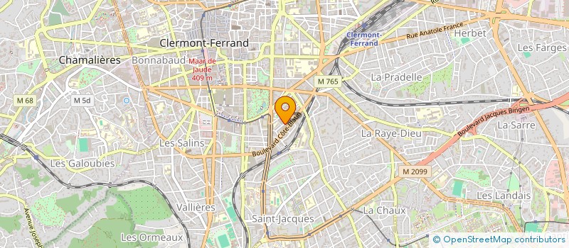 localisation de l'entreprise MONSIEUR JEAN SERRE à CLERMONT-FERRAND