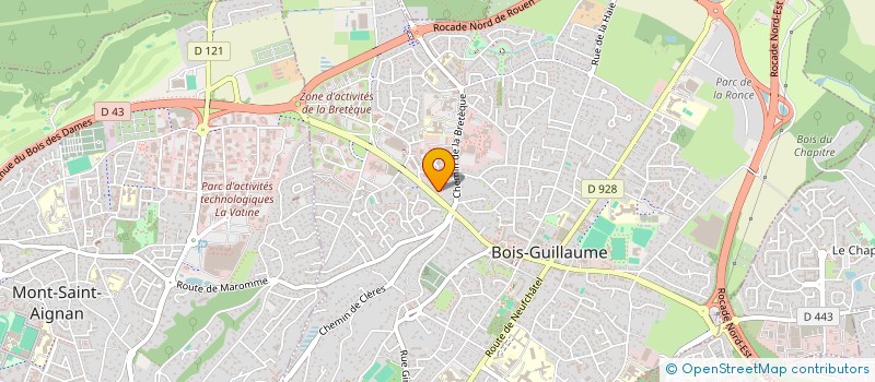 localisation de l'entreprise MONSIEUR JEAN SERREAU à BOIS-GUILLAUME