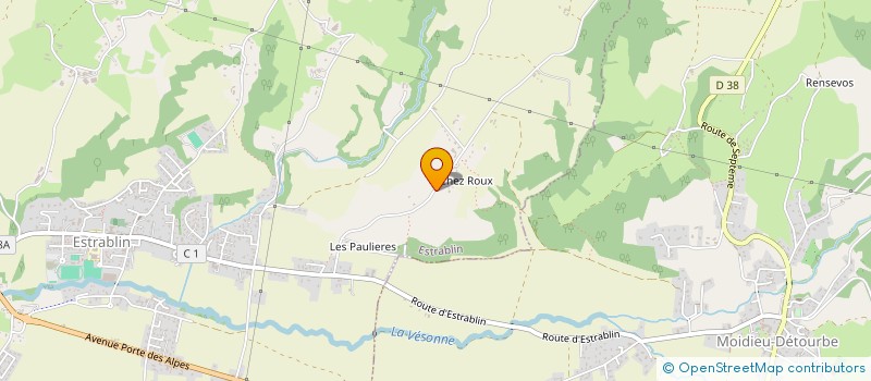 localisation de l'entreprise MONSIEUR JEAN SERVANIN  SEPTEME