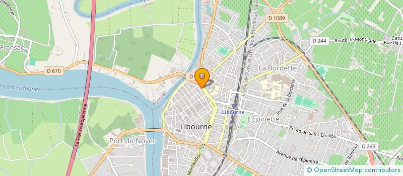localisation de l'entreprise MONSIEUR JEAN SERVANT à LIBOURNE