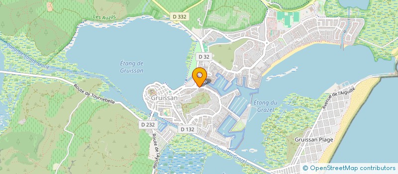 localisation de l'entreprise MONSIEUR JEAN SERVANT  GRUISSAN