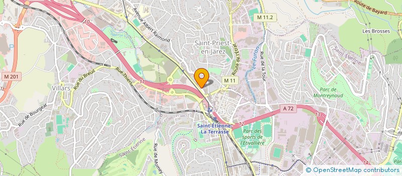 localisation de l'entreprise MONSIEUR JEAN SERVEL  SAINT-PRIEST-EN-JAREZ