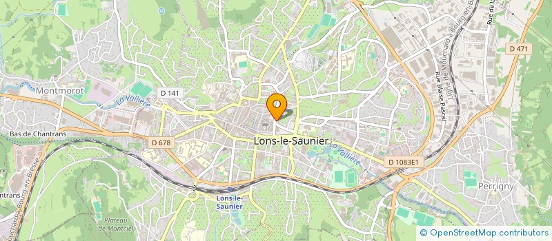 localisation de l'entreprise MONSIEUR JEAN SERVILLAT à LONS-LE-SAUNIER
