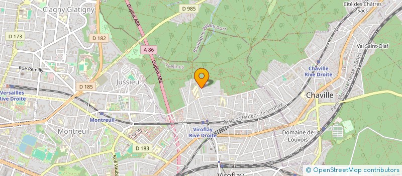 localisation de l'entreprise MONSIEUR JEAN SERVIN  VIROFLAY