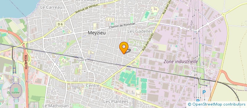 localisation de l'entreprise MONSIEUR JEAN SERVIOLES  MEYZIEU