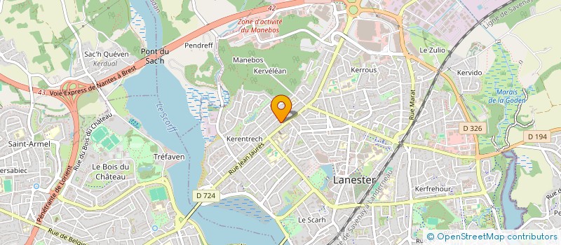 localisation de l'entreprise MONSIEUR JEAN SERY  LANESTER