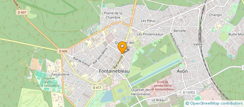 localisation de l'entreprise MONSIEUR JEAN SETTIER  FONTAINEBLEAU