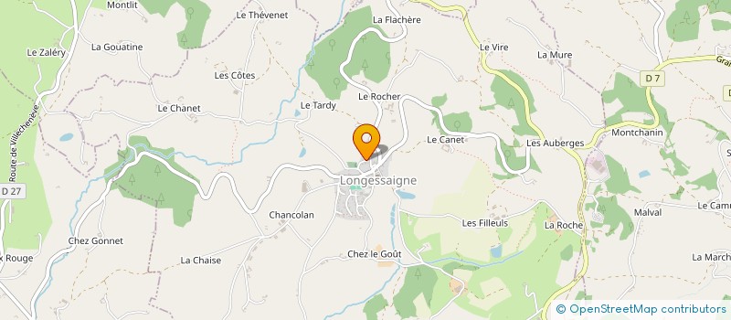 localisation de l'entreprise MONSIEUR JEAN SEVE à LONGESSAIGNE