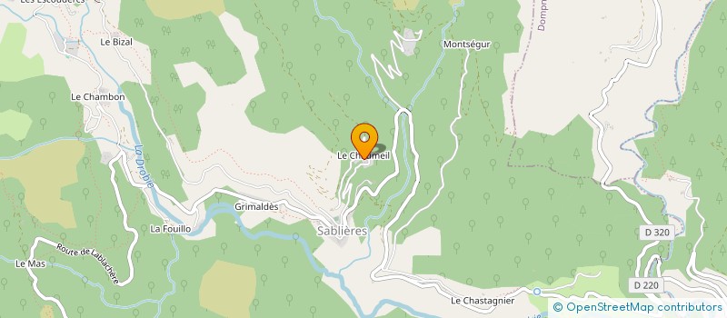 localisation de l'entreprise MONSIEUR JEAN SEVENIER  ROSIERES