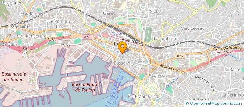 localisation de l'entreprise MONSIEUR JEAN SEVENO  TOULON