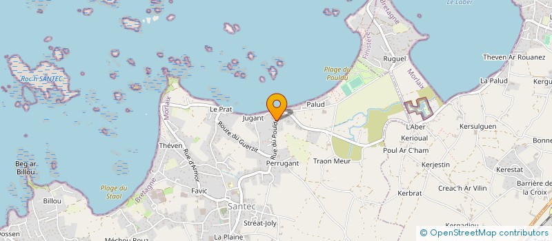 localisation de l'entreprise MONSIEUR JEAN SEVERE  SANTEC