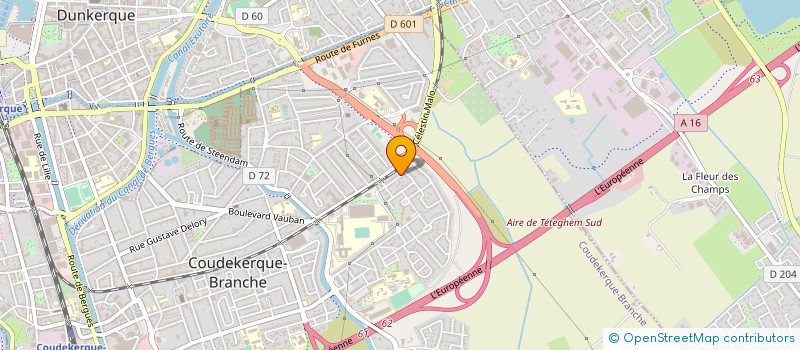 localisation de l'entreprise MONSIEUR JEAN SEVILLON  COUDEKERQUE-BRANCHE