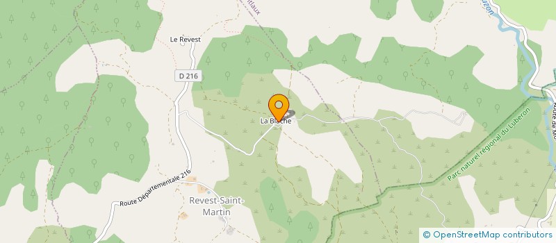 localisation de l'entreprise MONSIEUR JEAN SEVIN à REVEST-SAINT-MARTIN