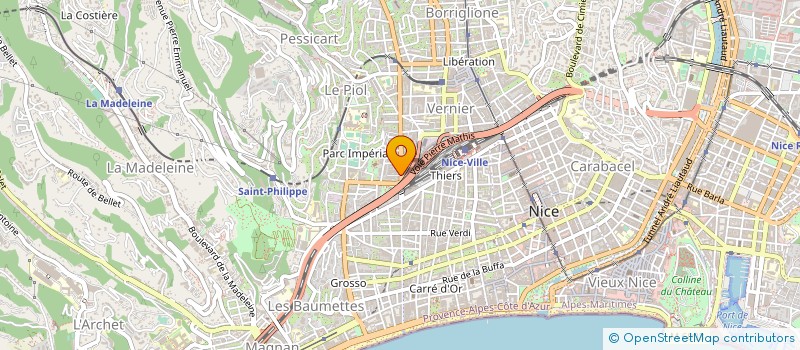 localisation de l'entreprise MONSIEUR JEAN SEVREZ à NICE