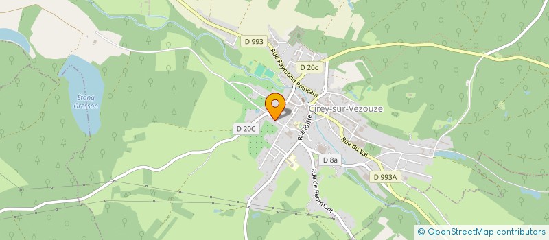 localisation de l'entreprise MONSIEUR JEAN SEYER  CIREY-SUR-VEZOUZE