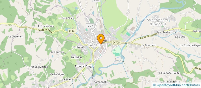 localisation de l'entreprise MONSIEUR JEAN SEZAT à EXCIDEUIL