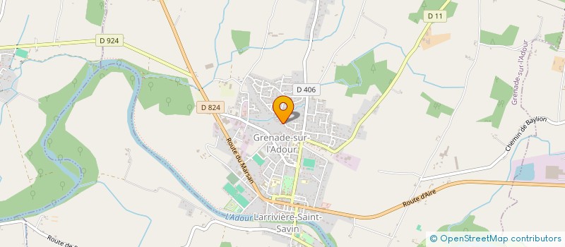 localisation de l'entreprise MONSIEUR JEAN SGORLON à GRENADE-SUR-L'ADOUR