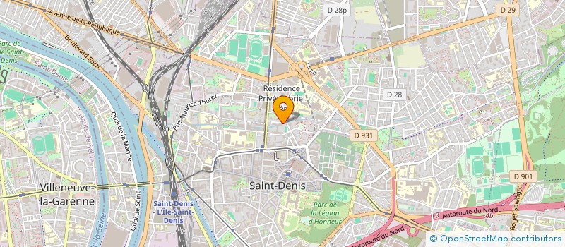 localisation de l'entreprise MONSIEUR JEAN SHALOOM KIALA à SAINT-DENIS
