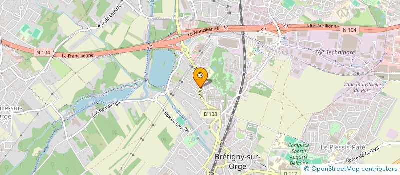 localisation de l'entreprise MONSIEUR JEAN SHOTSHA KATSHUNGA à BRETIGNY-SUR-ORGE